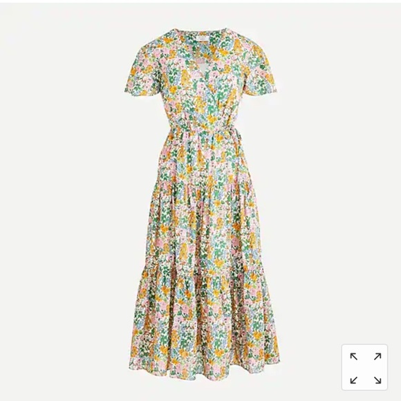 J. Crew Dresses & Skirts - JCrew faux wrap dress in Liberty Print